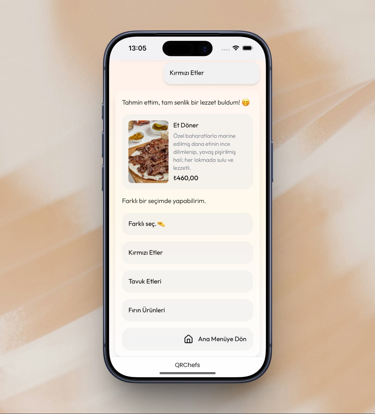 Akıllı Menü Önerileri
